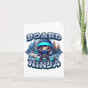 Board Ninja Snowboard Ninja Snow Rider Snowboardin Karte