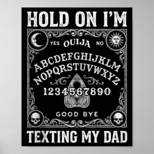 Board sorry kann nicht am Telefon sprechen Vater T Poster