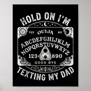 Board sorry kann nicht am Telefon sprechen Vater T Poster