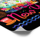 Board The Ship It's A New Year Trip Cruise Family  Poster (Ecke)