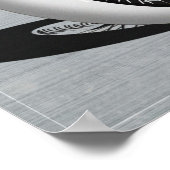 board track racer poster (Ecke)