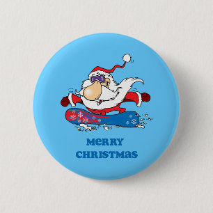 BoardChick Sankt frohe Weihnachten Button