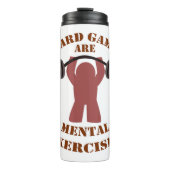 Boardgames sind Mini-Übung Funny Game Design Thermosbecher (Vorderseite)