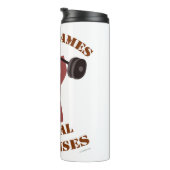 Boardgames sind Mini-Übung Funny Game Design Thermosbecher (Nach rechts gedreht)