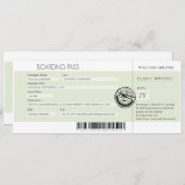 Boarding-Durchlauf Einladung (Vorne/Hinten)