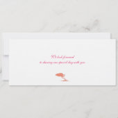 Boarding-Durchlauf zur Aruba-Hochzeits-Einladung Einladung (Rückseite)