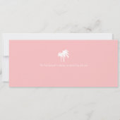 Boarding-Durchlauf zur Dominikanischen Republik Einladung (Rückseite)