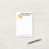 Boarding für Hunde Post-it Klebezettel (Auf Schreibtisch)