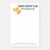 Boarding für Hunde Post-it Klebezettel (Vorderseite)