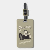 Boarding: Größere Balls Baggier Pants Gepäckanhänger (Vorderseite vertikal)