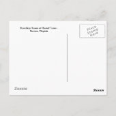 Boarding House in Round Town in Norton, Virginia. Postkarte (Rückseite)