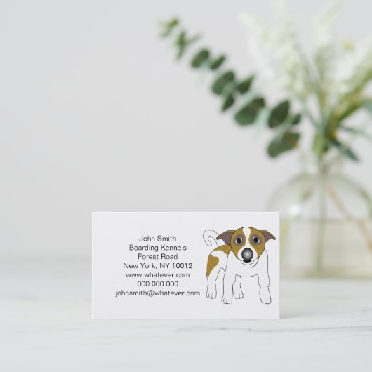 Boarding Kennels Visitenkarte (Stehend Vorderseite)
