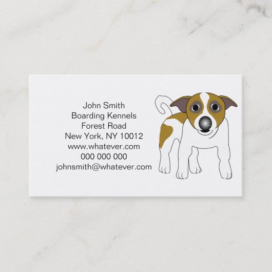 Boarding Kennels Visitenkarte (Vorderseite)