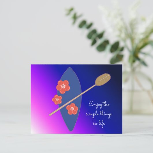 Boarding mit Angebot Postkarte (Stehend Vorderseite)