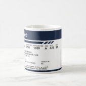 Boarding Pass 5000x1958 (blau) PJ1 Kaffeetasse (Mittel)