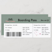 Boarding Pass Adoption Bekanntgabe Neutral (Vorne/Hinten)