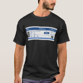 Boarding Pass Adventure T-Shirt (Vorderseite)
