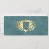 Boarding Pass Airplane Wedding Invitation Einladung (Rückseite)