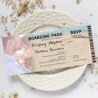 Boarding Pass Beach Foto UAWG & Wedding
