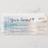 Boarding Pass Beach Ticket All-In-One-UAWG und