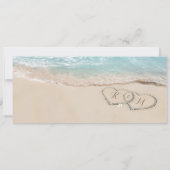 Boarding Pass Beach UAWG & Wedding Einladung (Rückseite)