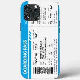 Boarding Pass (blue) Case-Mate iPhone Hülle