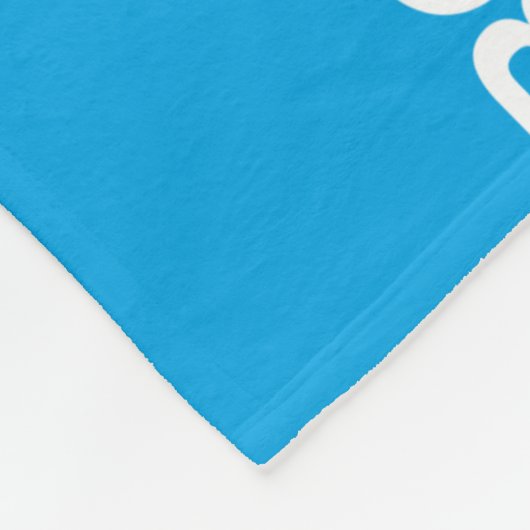 Boarding Pass (blue) Fleecedecke (Ecke)