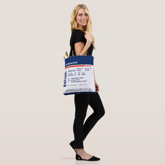 Boarding Pass - Blue & Red Tasche (Am Model)