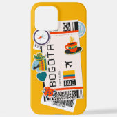 BOARDING PASS BOGOTA COLOMBIA iPhone HÜLLE (Rückseite)
