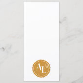 Boarding Pass Cosmic Wedding Destination Menükarte (Rückseite)