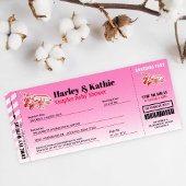 Boarding Pass Couples Einladung