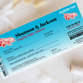 Boarding Pass Couples Einladung