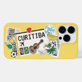 BOARDING PASS CURITIBA BRAZIL iPhone HÜLLE (Rückseite (Horizontal))