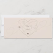 Boarding Pass Destination Wedding Save The Date Einladung (Rückseite)