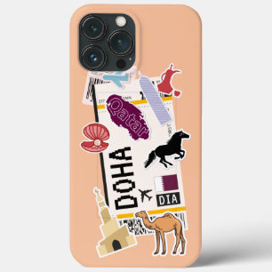 BOARDING PASS DOHA QATAR iPhone FALL Case-Mate iPhone Hülle