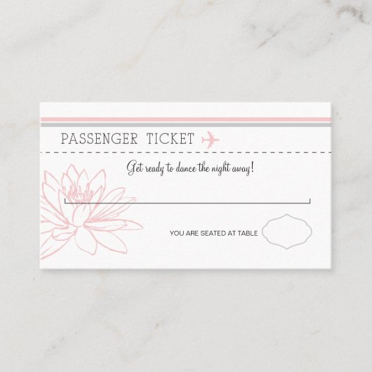 Boarding-Pass-Escort/Sitzkarte Platzkarte (Vorderseite)