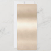 Boarding Pass Flugzeug Ticket Hochzeit in Urlaubso Einladung (Rückseite)