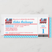 Boarding Pass Geburtstagsparty Einladung (Vorderseite)