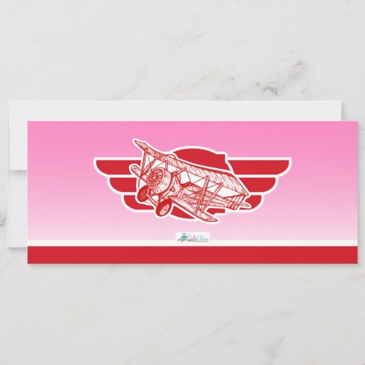 Boarding Pass Geburtstagsparty Einladung (Rückseite)