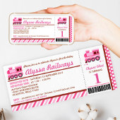 Boarding Pass Geburtstagsparty Einladung