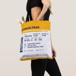 Boarding Pass - Gelb Tasche