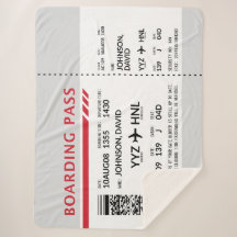 Boarding Pass - Grau