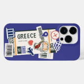 BOARDING PASS GRIECHENLAND iPhone HÜLLE (Rückseite (Horizontal))