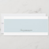 Boarding Pass (Heute bester Preis) Einladung (Rückseite)