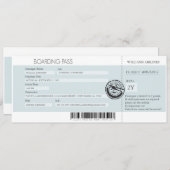 Boarding Pass (Heute bester Preis) Einladung (Vorne/Hinten)