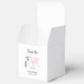 Boarding-Pass-Hochzeit Geschenkschachtel (Geöffnet)