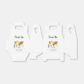 Boarding-Pass-Hochzeit Geschenkschachtel (Ungefaltet)