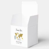 Boarding-Pass-Hochzeit Geschenkschachtel (Geöffnet)