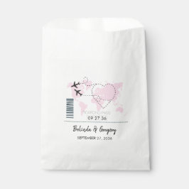 Boarding-Pass-Hochzeit Geschenktütchen