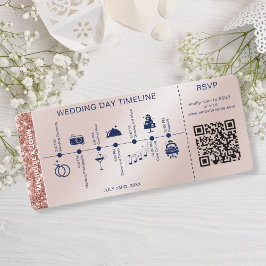 Boarding Pass Illustriert Wedelzeitlinie UAWG Einladung